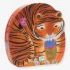 Puzzle 24 Pièces La Balade Du Tigre DJECO Orange - Djeco -Magasin De Périphériques Pour Enfants puzzle 24 pieces la balade du tigre djeco