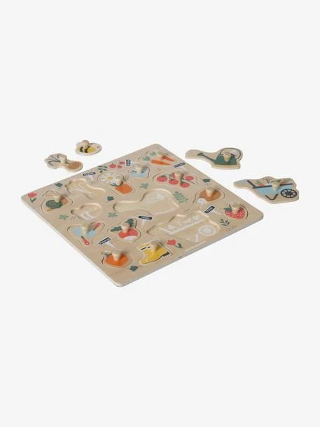 Puzzle Boutons Jardin En Bois FSC® Multicolore - Vertbaudet 4 Puzzle Boutons Jardin En Bois FSC® Multicolore - Vertbaudet – Image 2