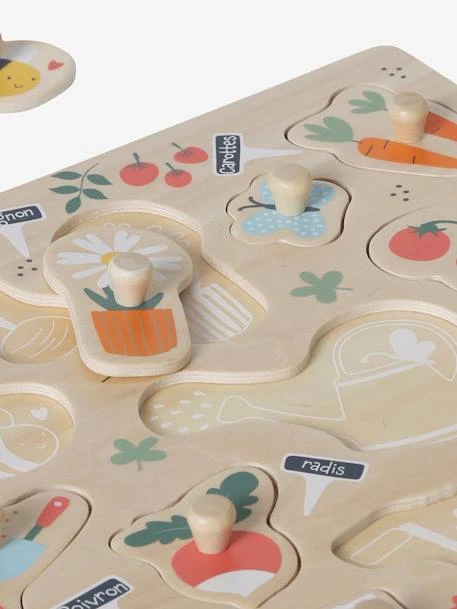Puzzle Boutons Jardin En Bois FSC® Multicolore - Vertbaudet 6 Puzzle Boutons Jardin En Bois FSC® Multicolore - Vertbaudet – Image 4