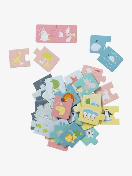 Puzzle D'association Duo - Les Familles D'animaux Multicolore - Vertbaudet 4 Puzzle D'association Duo - Les Familles D'animaux Multicolore - Vertbaudet – Image 2