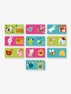 Puzzle Duo Habitat - DJECO Multicolore - Djeco -Magasin De Périphériques Pour Enfants puzzle duo habitat djeco 2