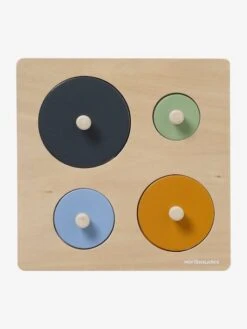 Puzzle Formes Rondes Animaux En Bois FSC® Multicolore - Vertbaudet -Magasin De Périphériques Pour Enfants puzzle formes rondes animaux en bois fsc 3