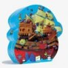 Puzzle Le Bateau De Barberousse 54 Pièces DJECO Multicolore - Djeco -Magasin De Périphériques Pour Enfants puzzle le bateau de barberousse 54 pieces djeco
