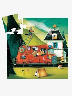 Puzzle Le Camion De Pompier 16 Pièces DJECO Multicolore - Djeco -Magasin De Périphériques Pour Enfants puzzle le camion de pompier 16 pieces djeco 1