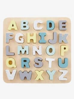 Puzzle Lettres à Encastrer En Bois FSC® Multicolore - Vertbaudet -Magasin De Périphériques Pour Enfants puzzle lettres a encastrer en bois fsc 1