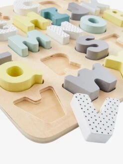 Puzzle Lettres à Encastrer En Bois FSC® Multicolore - Vertbaudet -Magasin De Périphériques Pour Enfants puzzle lettres a encastrer en bois fsc 4