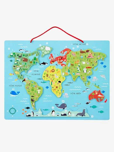 Puzzle Monde Magnétique En Bois FSC® Multicolore - Vertbaudet 6 Puzzle Monde Magnétique En Bois FSC® Multicolore - Vertbaudet – Image 4
