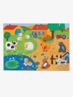 Puzzle Tactiloferme 20 Pièces DJECO Multicolore - Djeco -Magasin De Périphériques Pour Enfants puzzle tactiloferme 20 pieces djeco 1