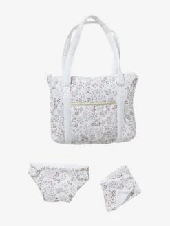 Sac à Langer Poupon En Gaze De Coton Flora Multicolore - Vertbaudet