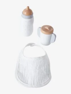 Set Accessoires Repas Poupon En Bois FSC® Blanc - Vertbaudet -Magasin De Périphériques Pour Enfants set accessoires repas poupon en bois fsc 3