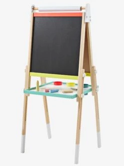 Tableau Pliable Et Réglable En Hauteur 3 En 1 En Bois FSC® Multicolore - Vertbaudet -Magasin De Périphériques Pour Enfants tableau pliable et reglable en hauteur 3 en 1 en bois fsc 5