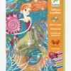 Tableaux à Pailleter - La Lumière Des Sirènes DJECO Multicolore - Djeco -Magasin De Périphériques Pour Enfants tableaux a pailleter la lumiere des sirenes djeco