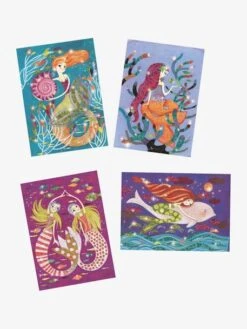 Tableaux à Pailleter - La Lumière Des Sirènes DJECO Multicolore - Djeco 10 Tableaux à Pailleter - La Lumière Des Sirènes DJECO Multicolore - Djeco -Magasin De Périphériques Pour Enfants tableaux a pailleter la lumiere des sirenes djeco 3