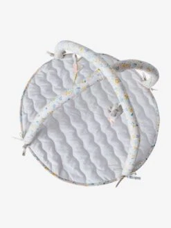 Tapis D'éveil Pour Poupon En Gaze De Coton Rose - Vertbaudet -Magasin De Périphériques Pour Enfants tapis deveil pour poupon en gaze de coton 4