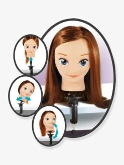 Tête à Coiffer Avec étau BUKI Rose - Buki -Magasin De Périphériques Pour Enfants tete a coiffer avec etau buki 2