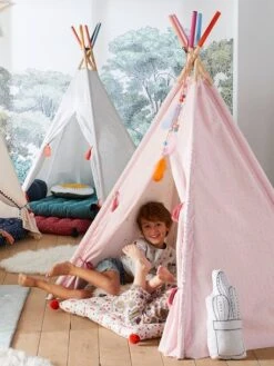 Tipi Réversible Petite Sioux Rose - Vertbaudet -Magasin De Périphériques Pour Enfants tipi reversible petite sioux 3